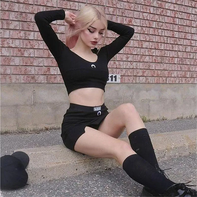 [@lou.von.bright ]"MOON FASHION" LONG SLEEVE / SKIRT SUIT N111008