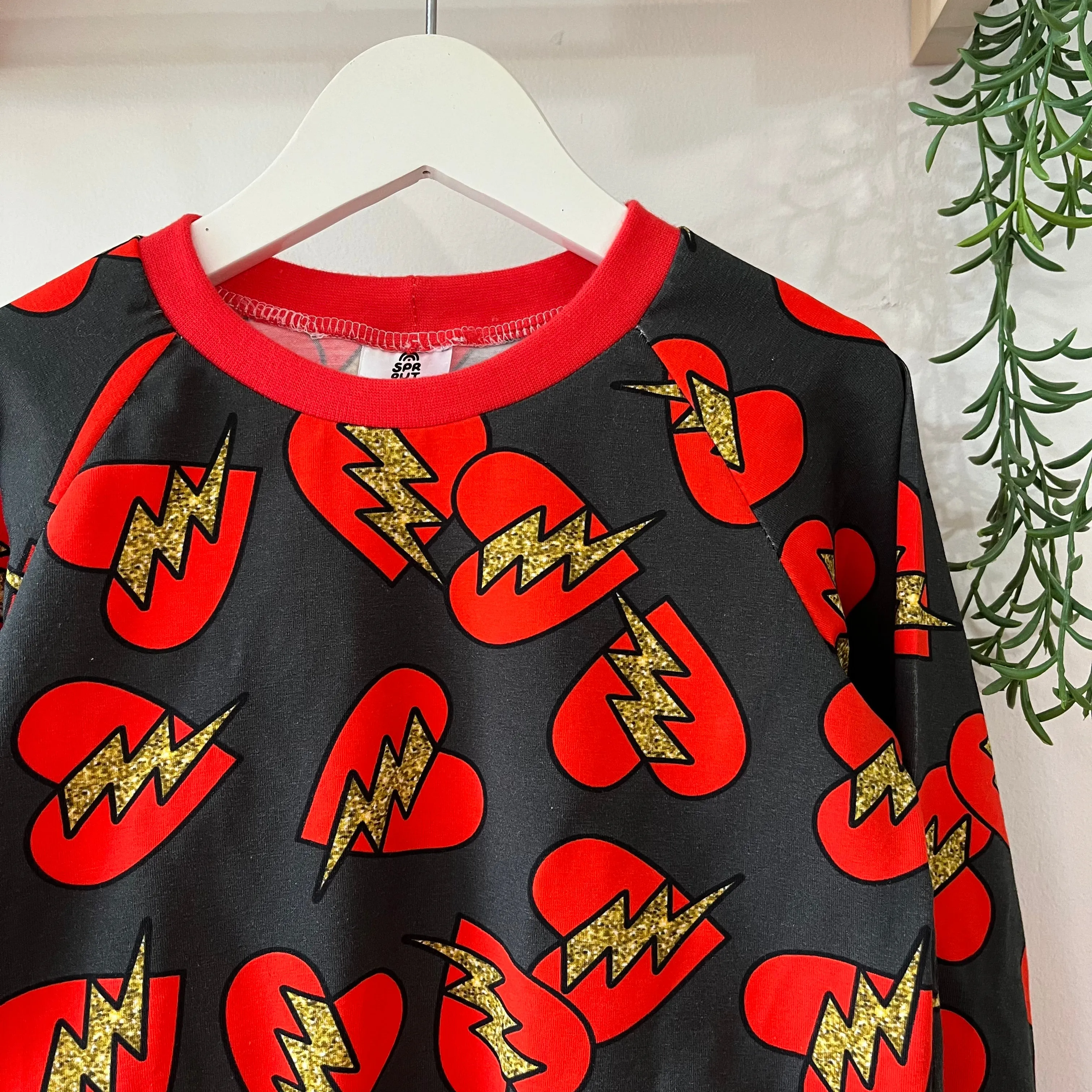 Love Heart Organic Kids Top