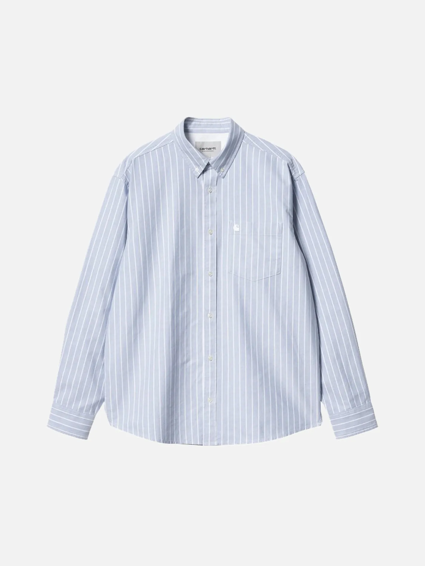 L/S Dowlen Shirt - Dowlen Stripe/Bleach/White