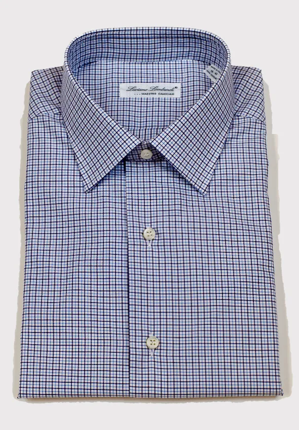 Luciano Lombardi Blue Dress Shirt