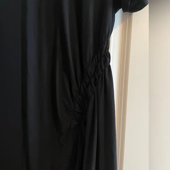 Lululemon Seek Sun Dress Size 8 Black Short Sleeve T Shirt Dress