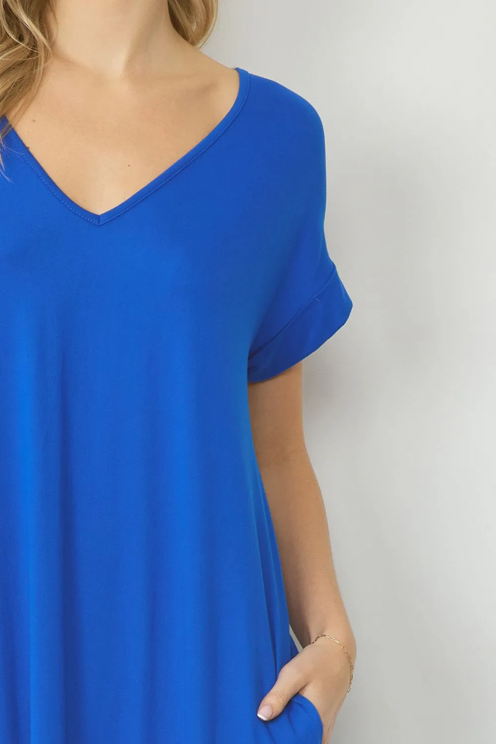Luxe T-shirt dress ￼