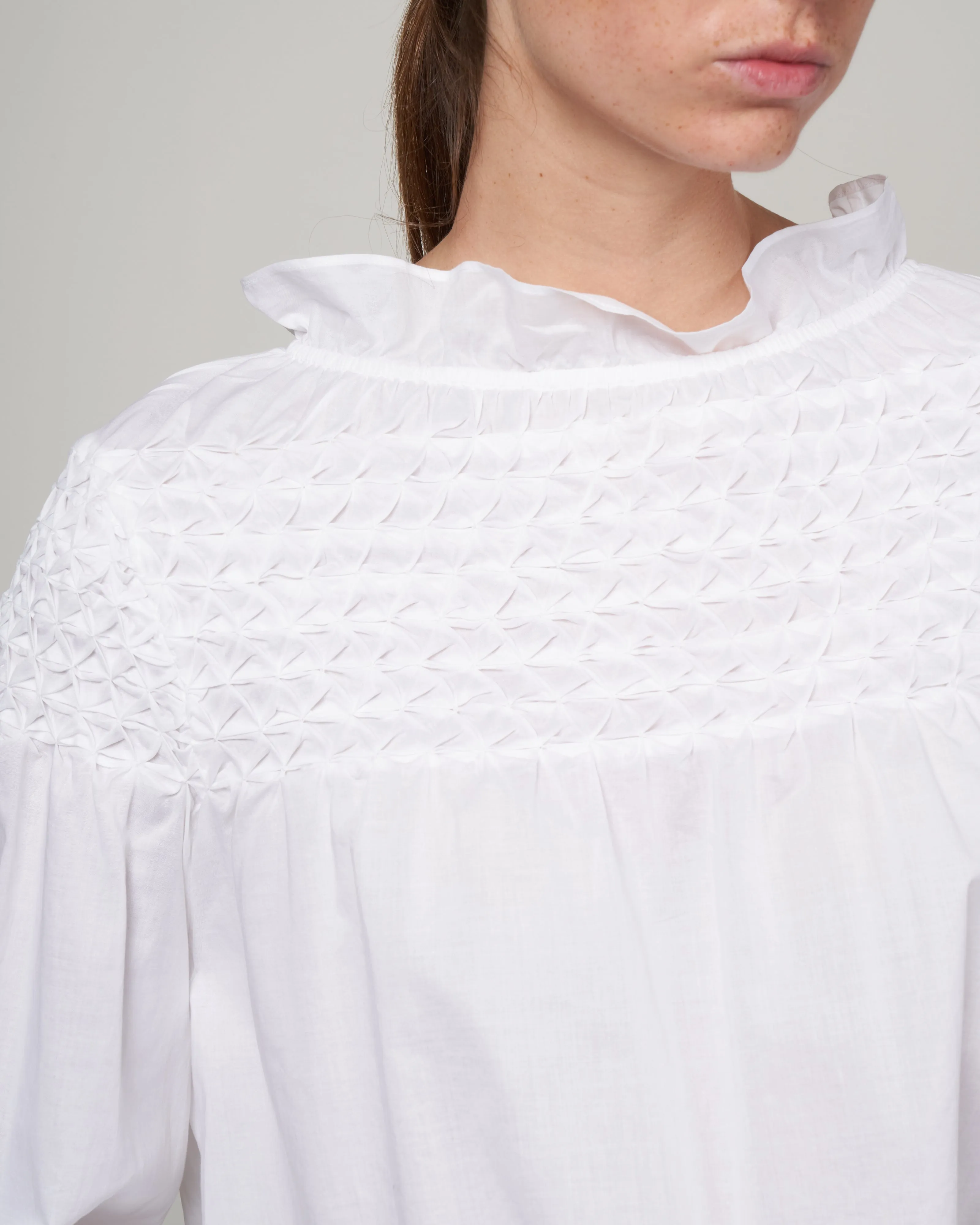 majorelle top - white