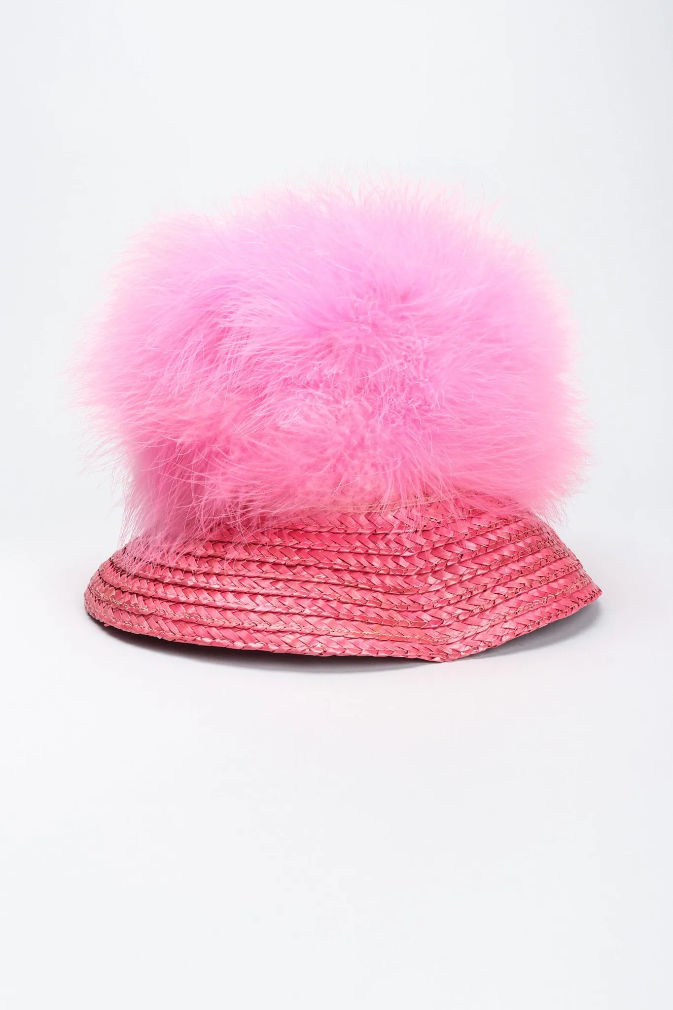 Marabou Bubblegum Puff Hat