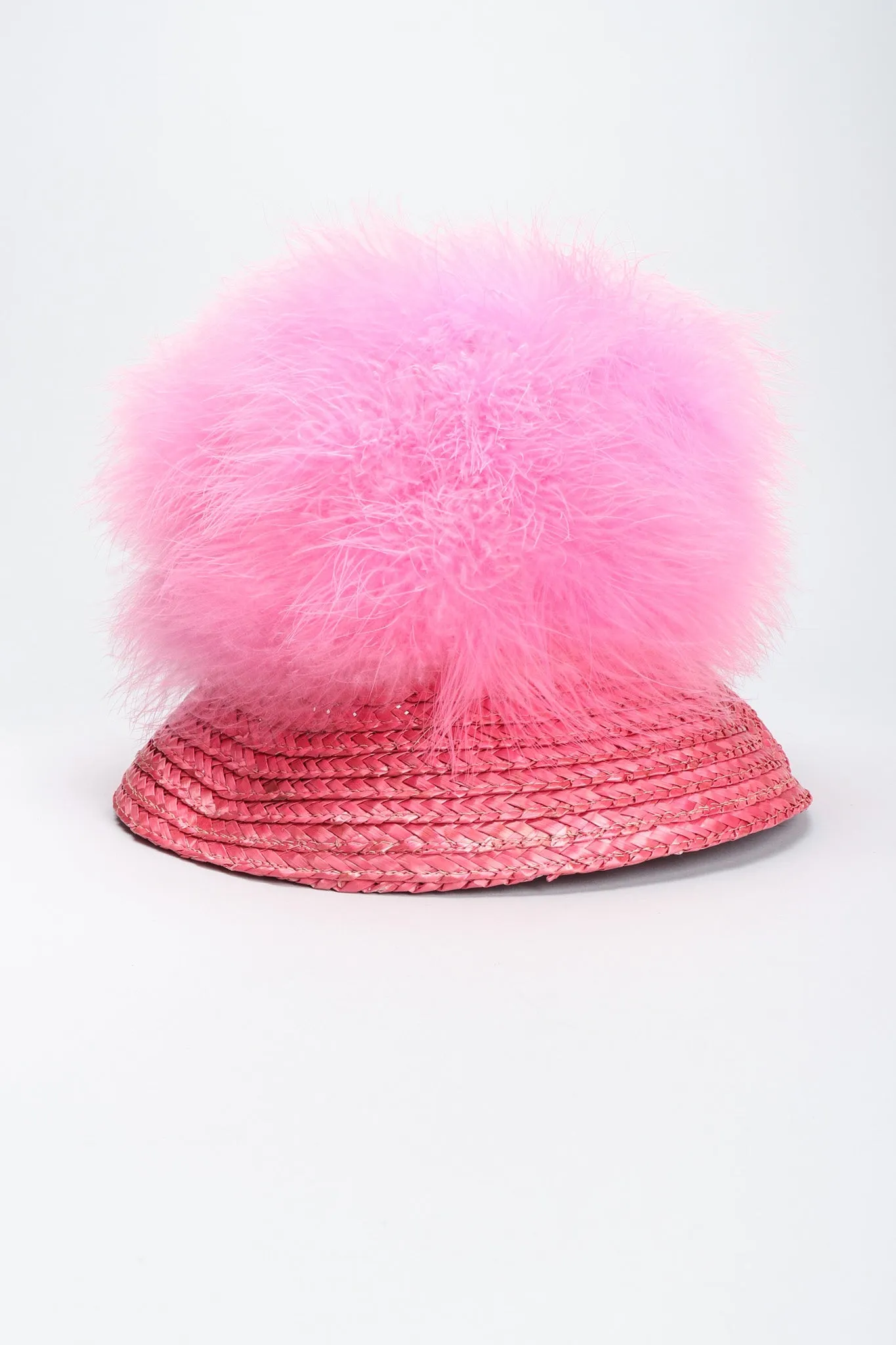 Marabou Bubblegum Puff Hat
