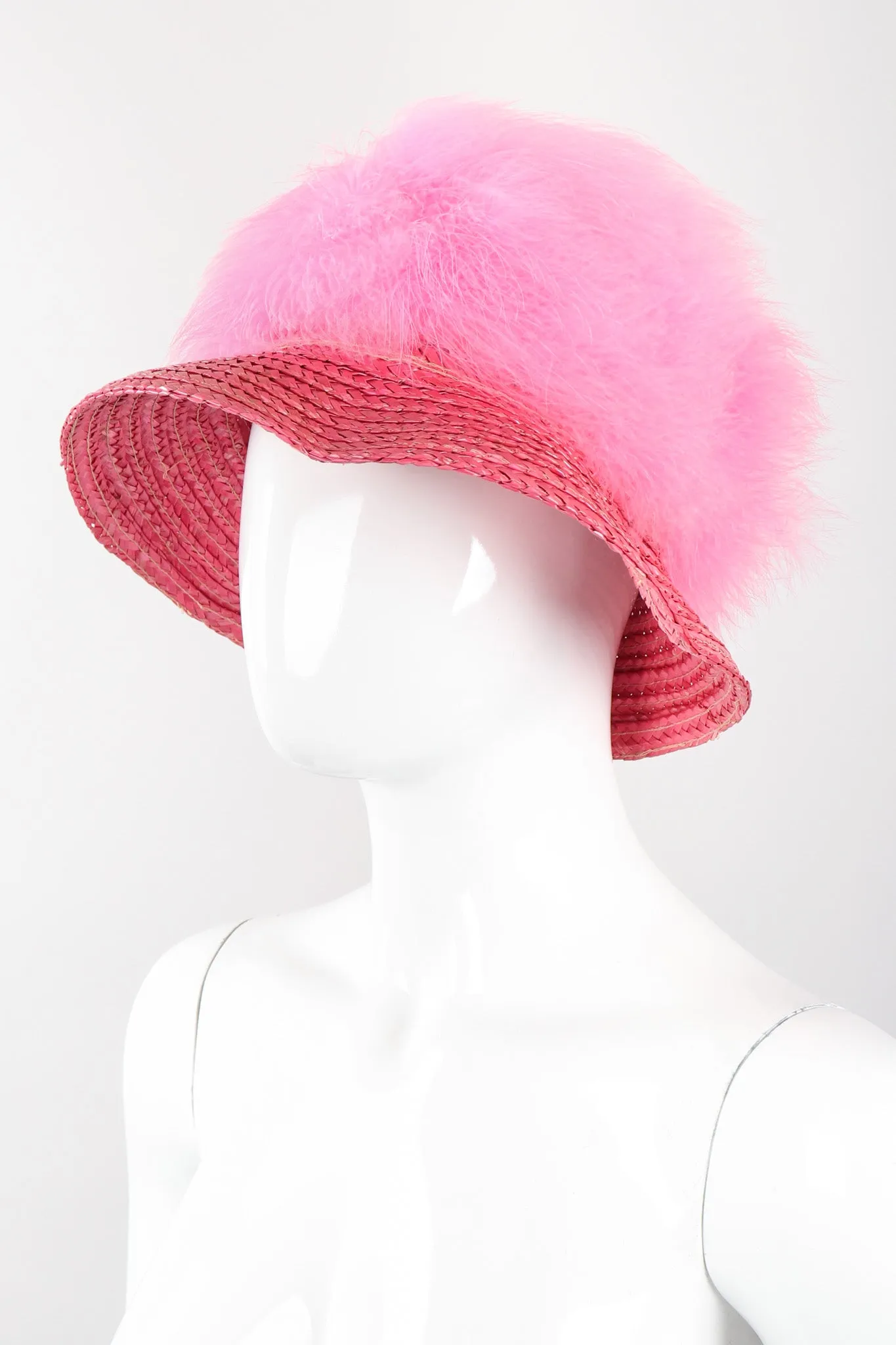 Marabou Bubblegum Puff Hat