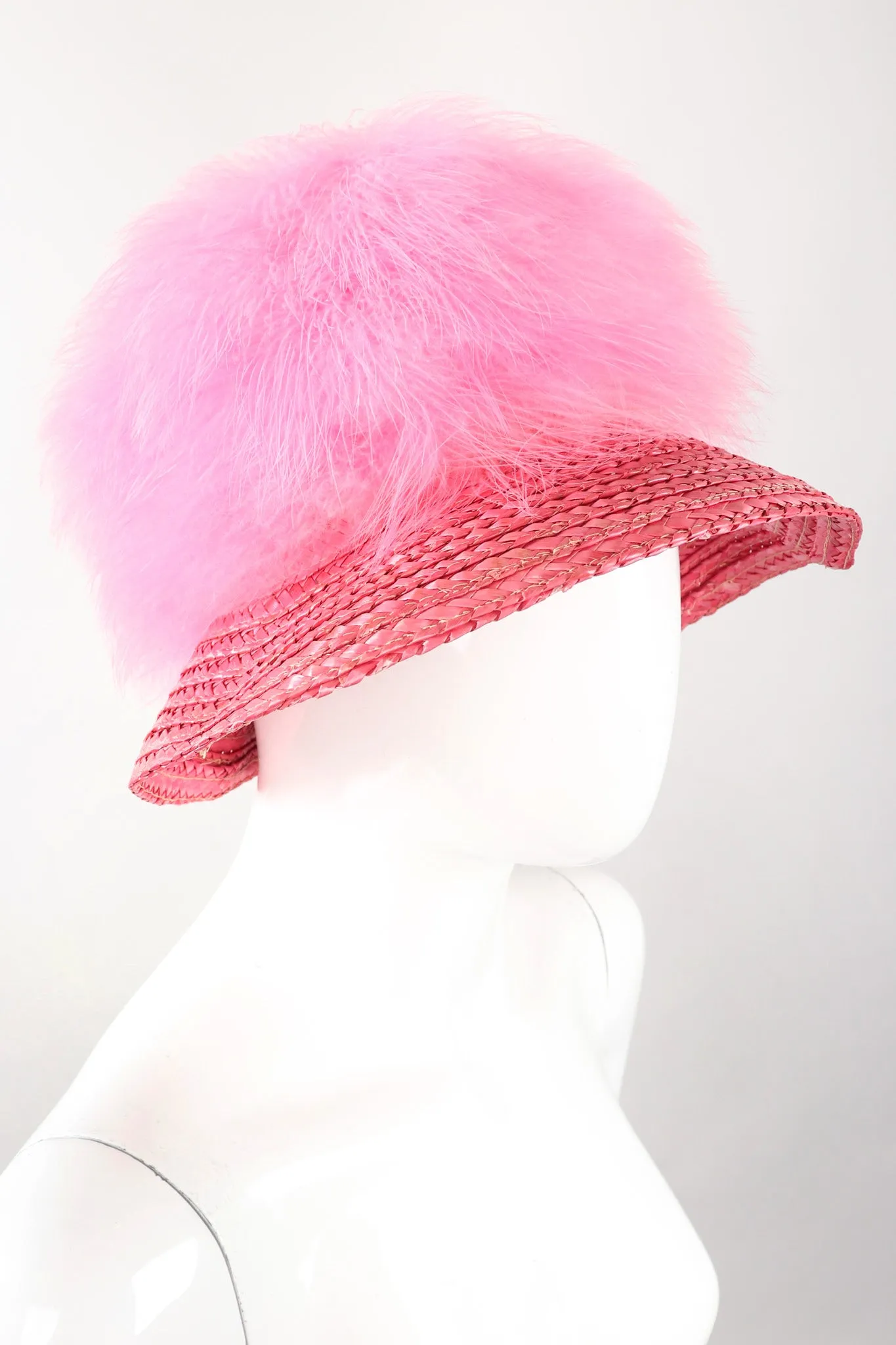 Marabou Bubblegum Puff Hat