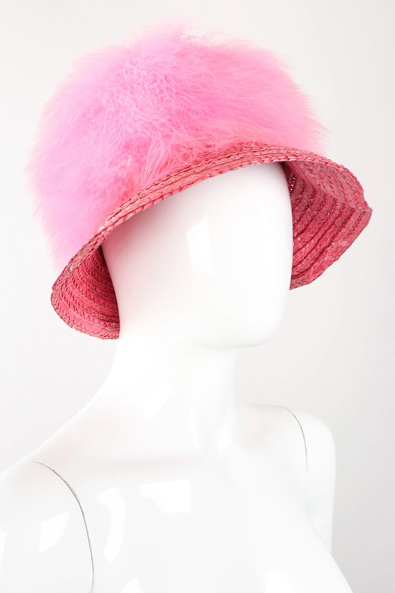Marabou Bubblegum Puff Hat