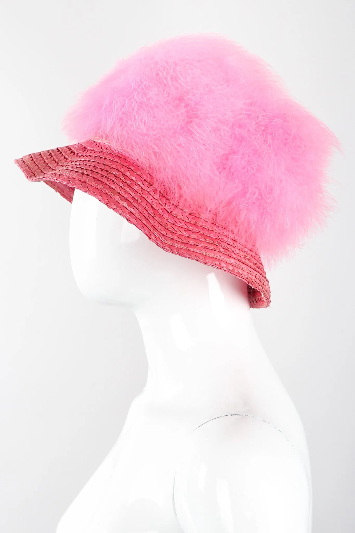 Marabou Bubblegum Puff Hat