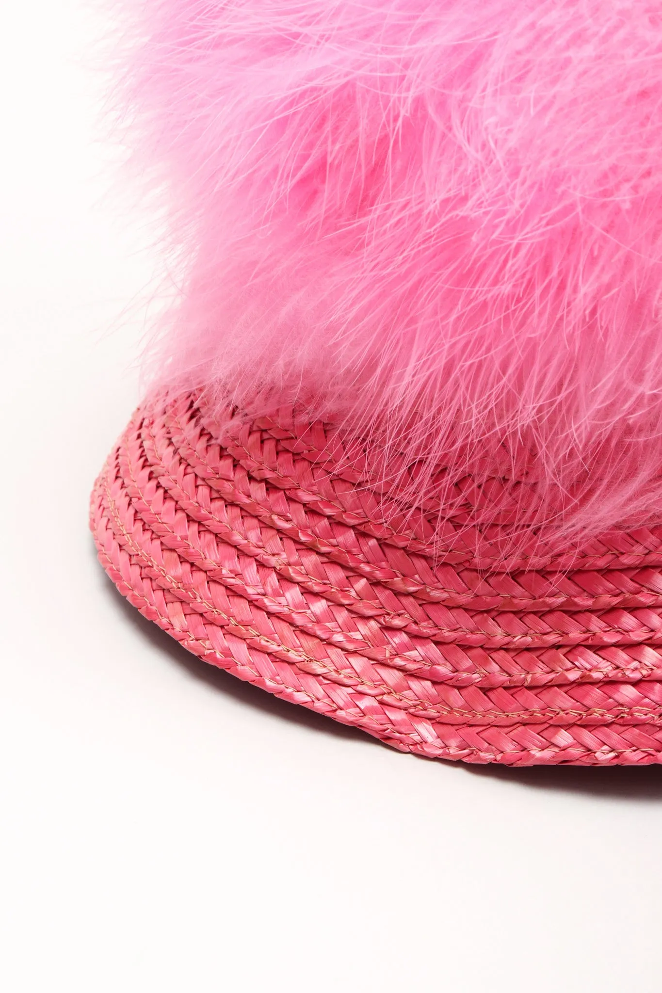 Marabou Bubblegum Puff Hat