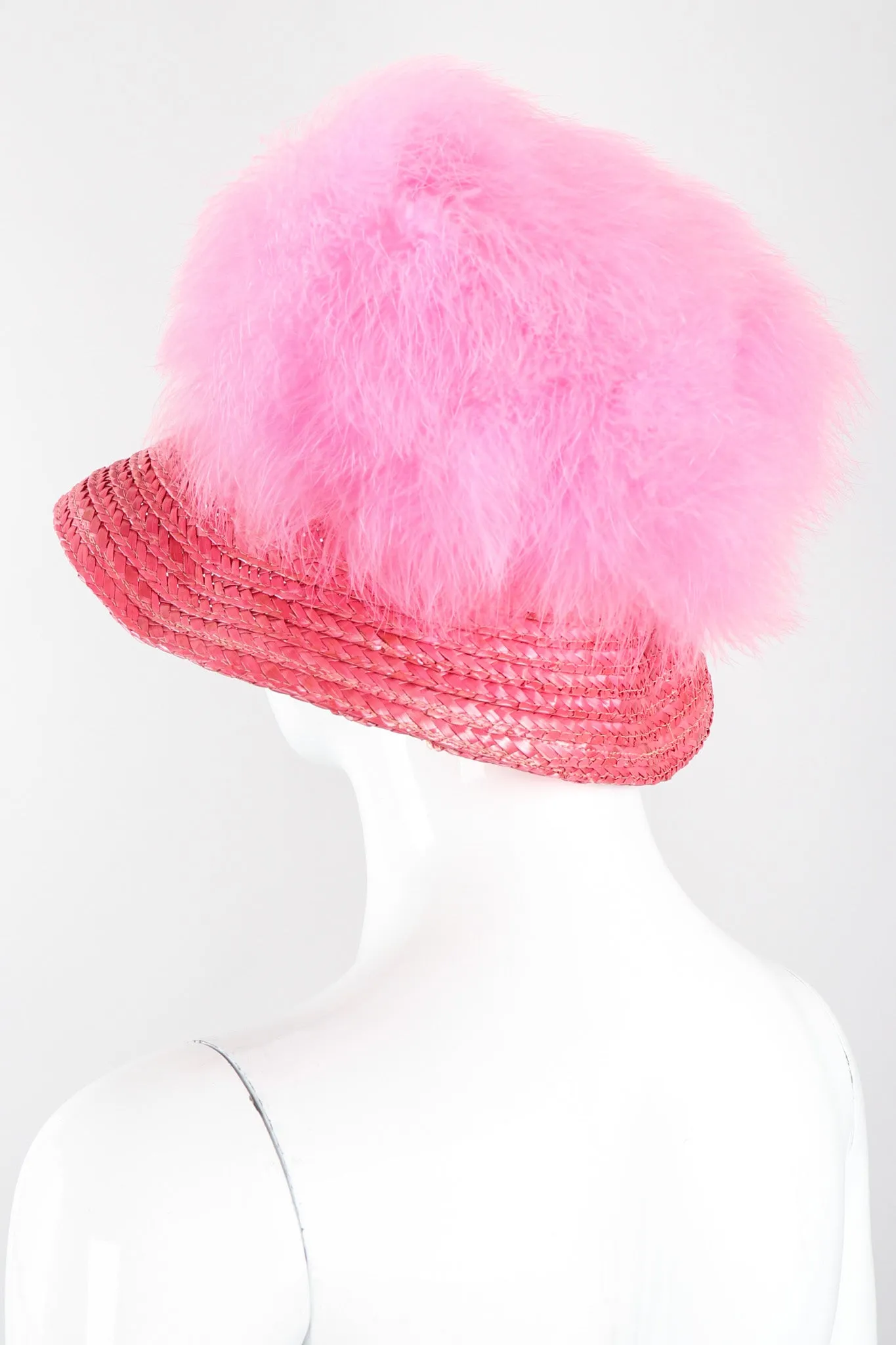 Marabou Bubblegum Puff Hat