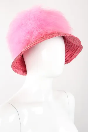 Marabou Bubblegum Puff Hat