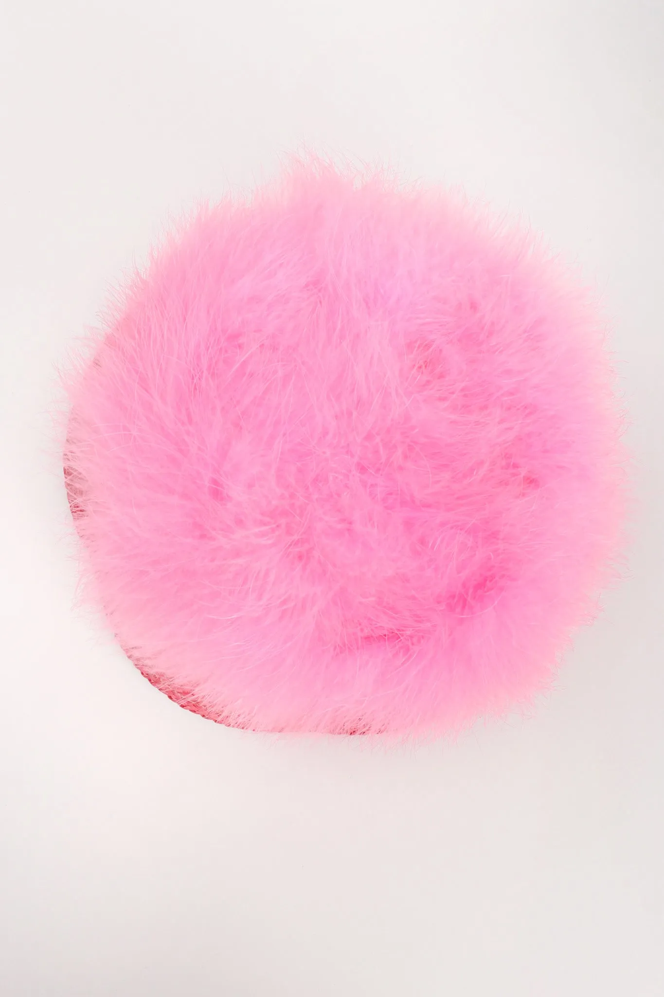 Marabou Bubblegum Puff Hat