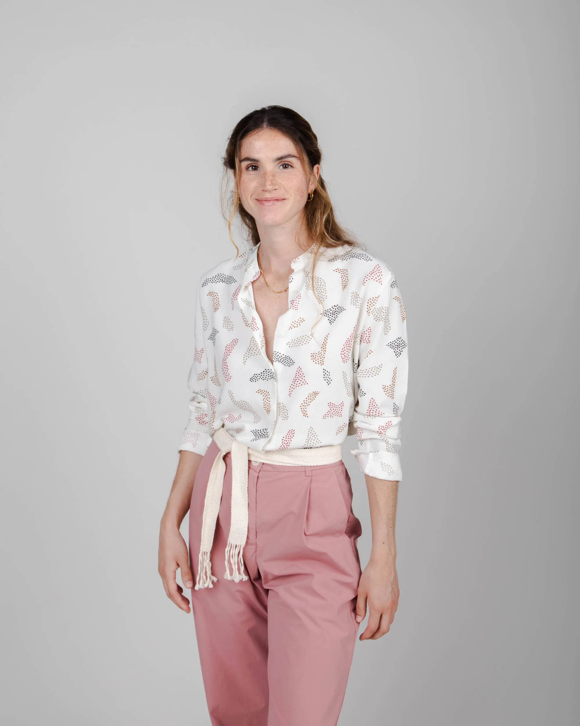 Maria Mao Blouse White