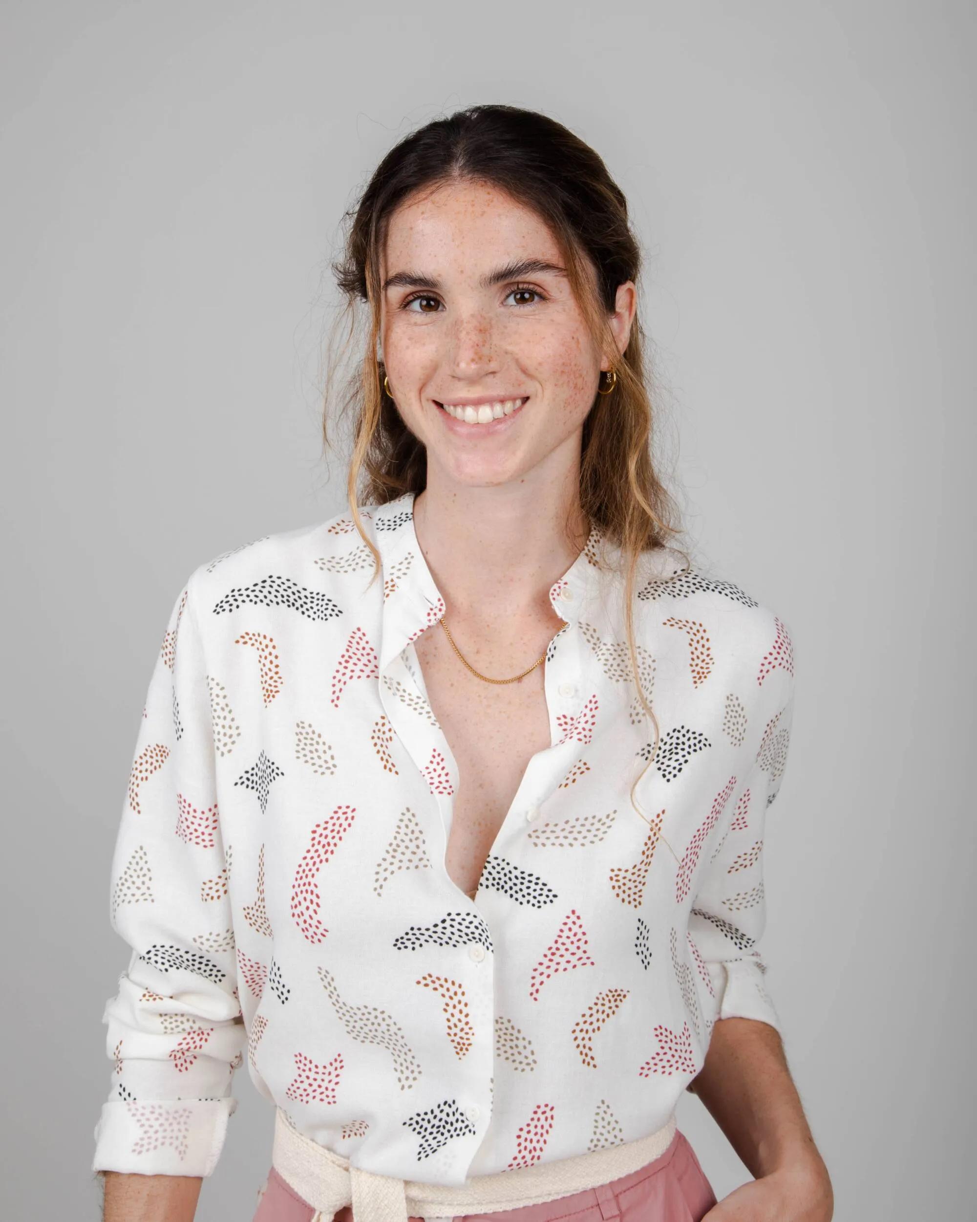 Maria Mao Blouse White