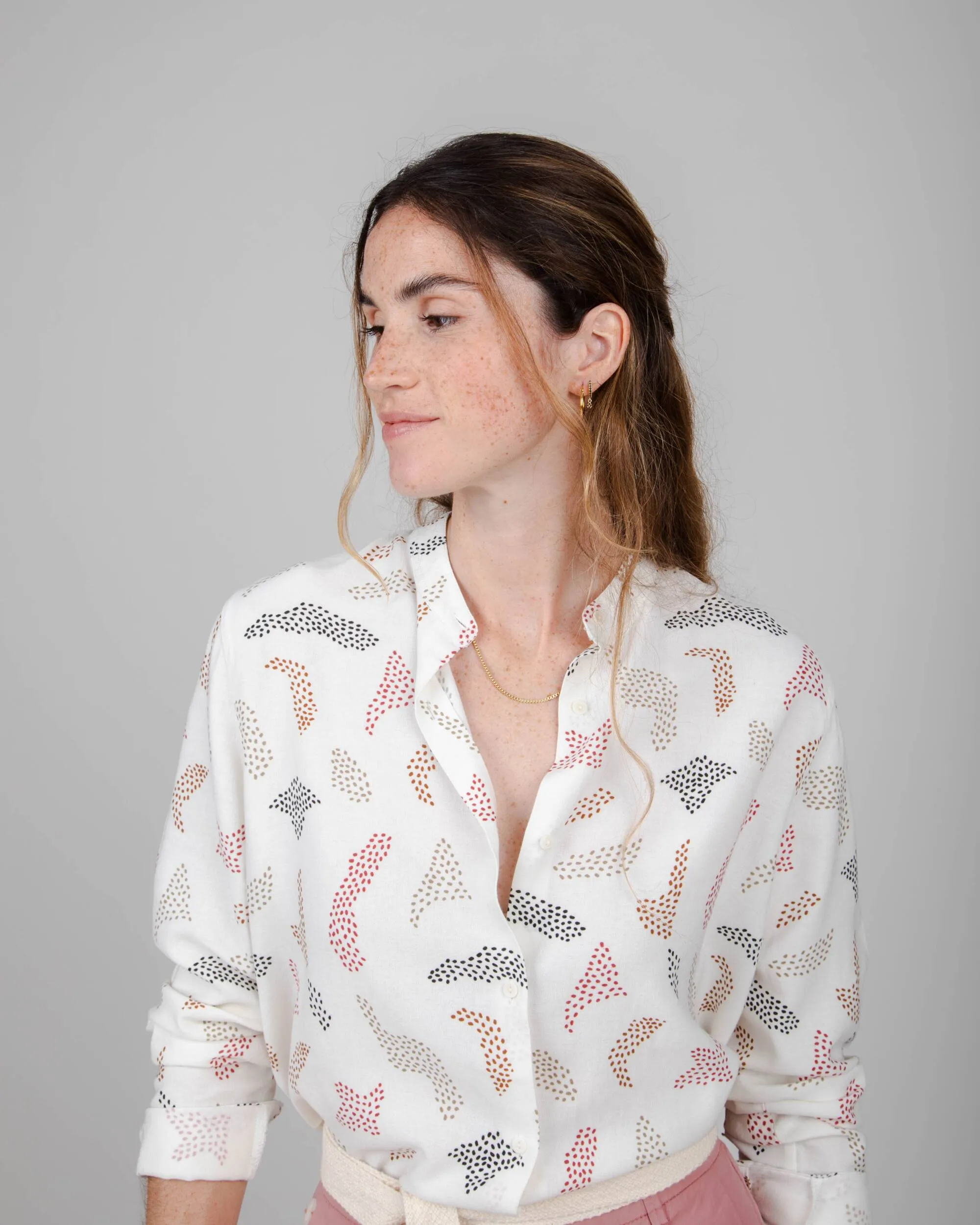 Maria Mao Blouse White