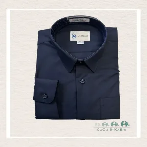 Mavezzano Dress Shirt - Sateen Navy