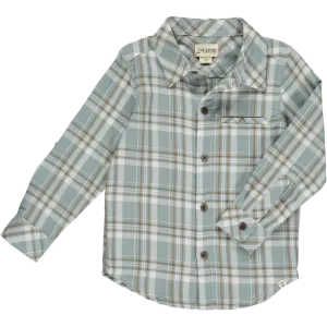 Me & Henry Dress Shirt - Blue White Plaid