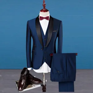 Men's 3 Piece Tuxedo Up To 4XL