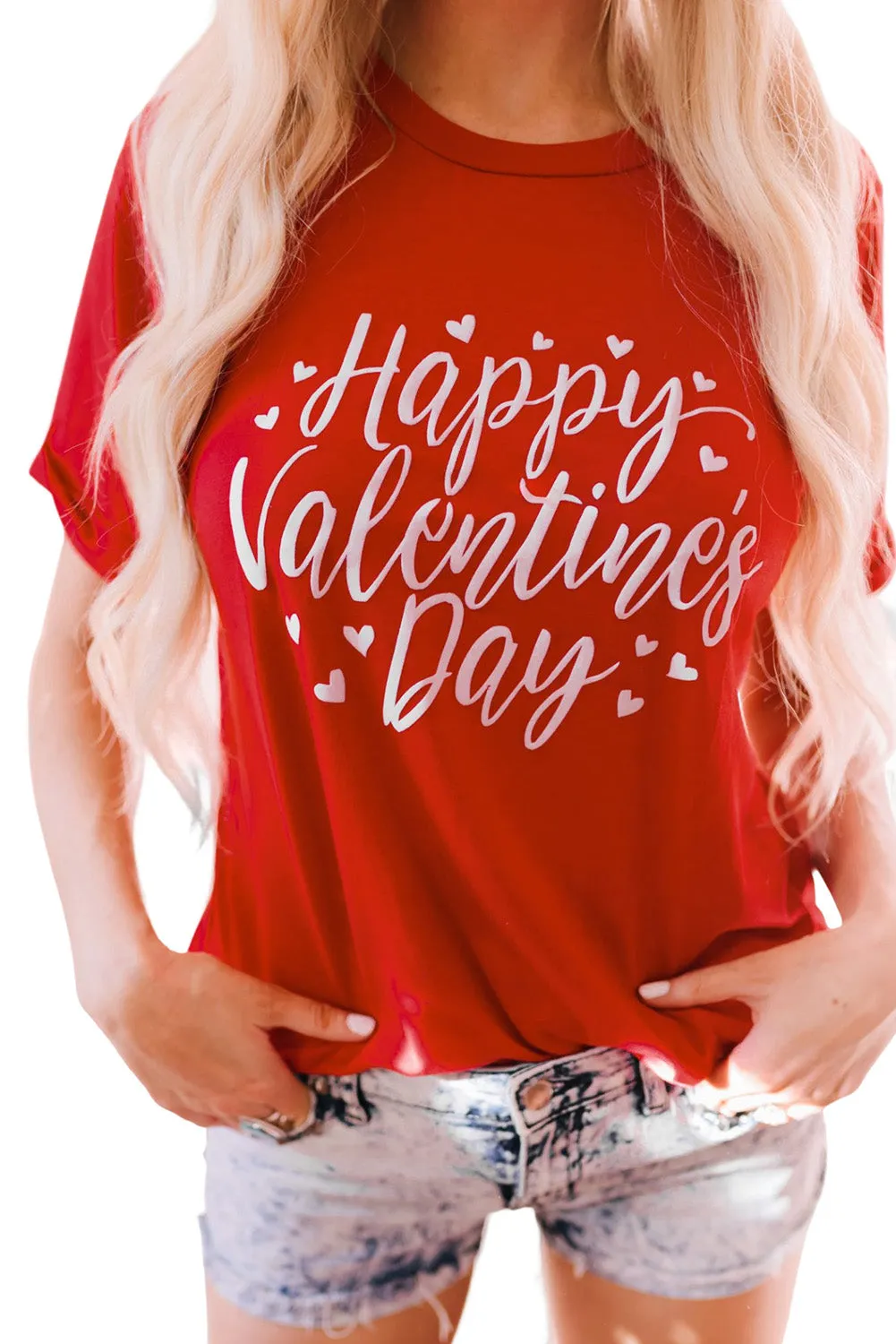 Merry Christmas Trees Graphic Print Short Sleeve T Shirt