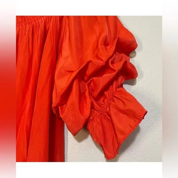 Mersea Tulum Women’s Dress In Sunset Coral/ Orange Size Medium