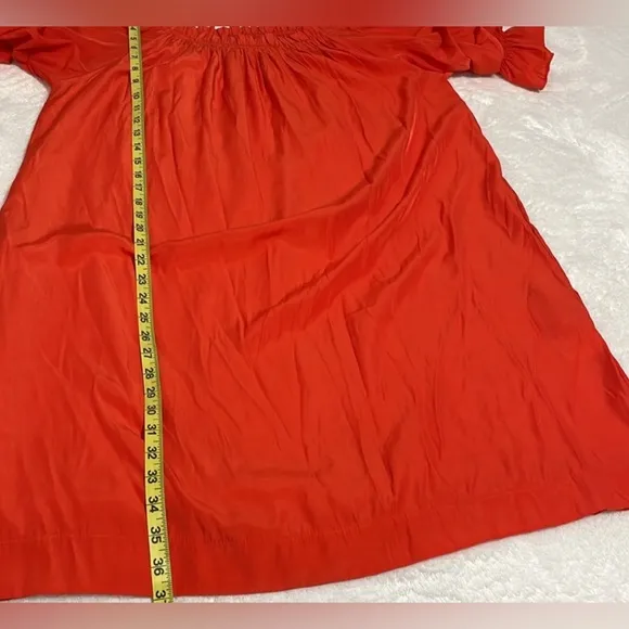 Mersea Tulum Women’s Dress In Sunset Coral/ Orange Size Medium