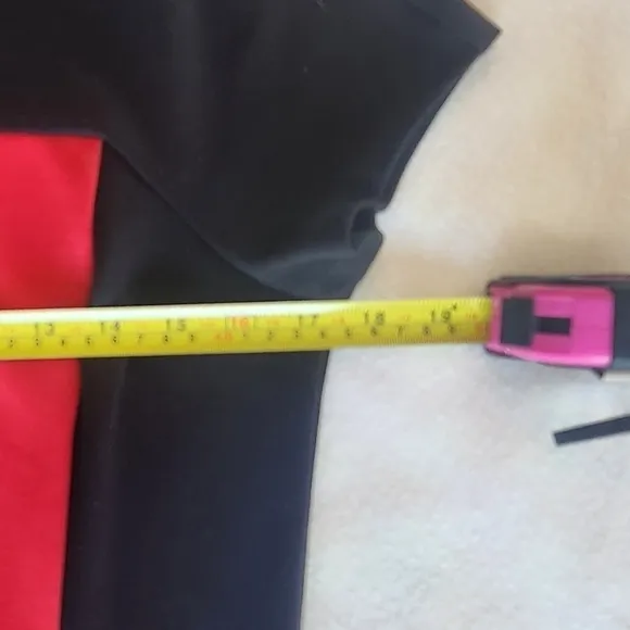 Michael Kors red and black Color Block Sheath Dress size 8