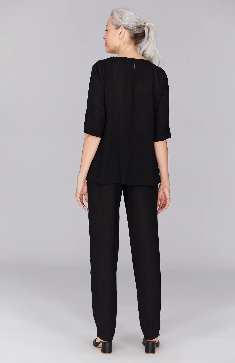 Microlinen Essential 3/4 Sleeve Blouse