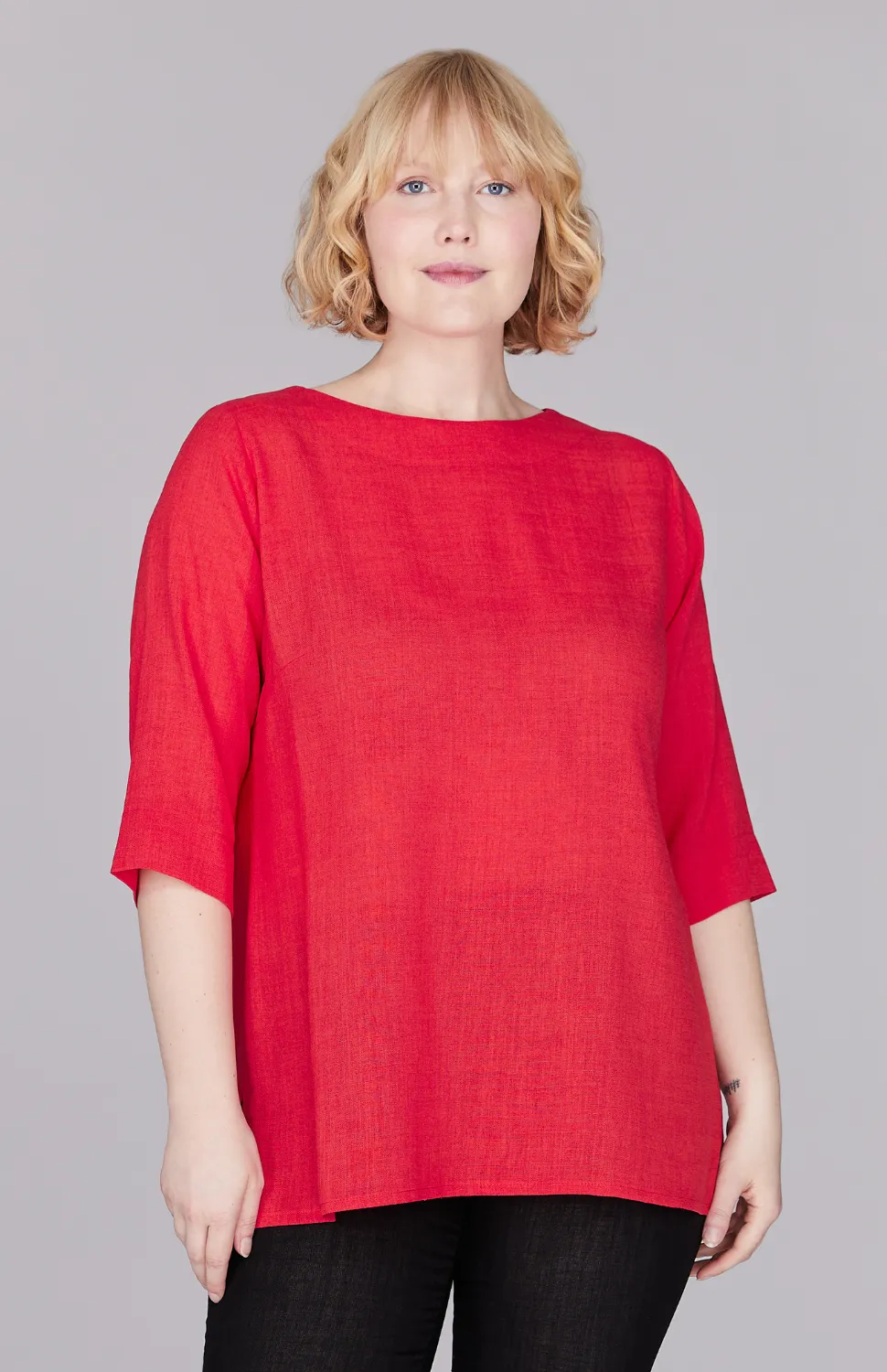 Microlinen Essential 3/4 Sleeve Blouse