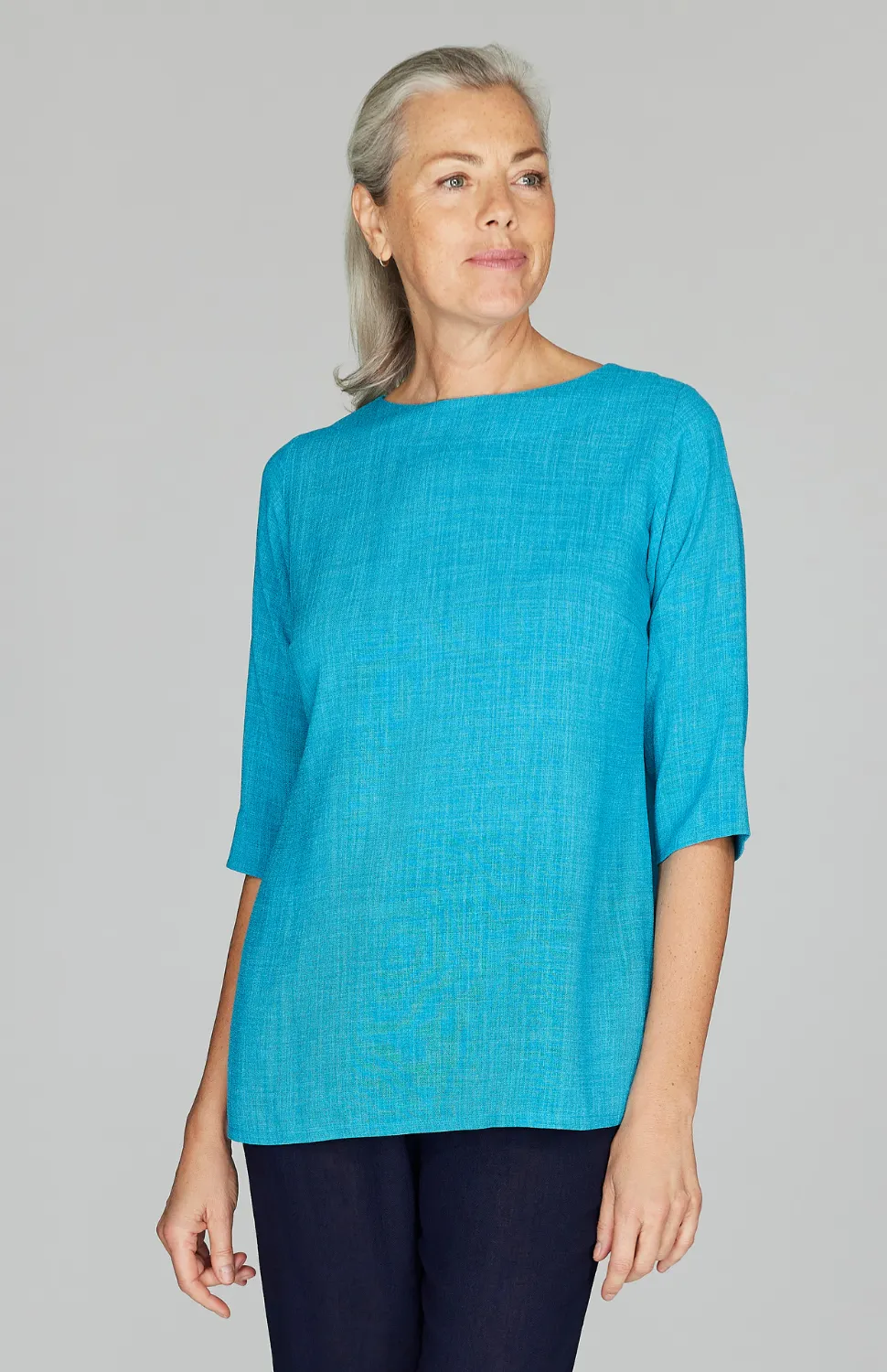 Microlinen Essential 3/4 Sleeve Blouse