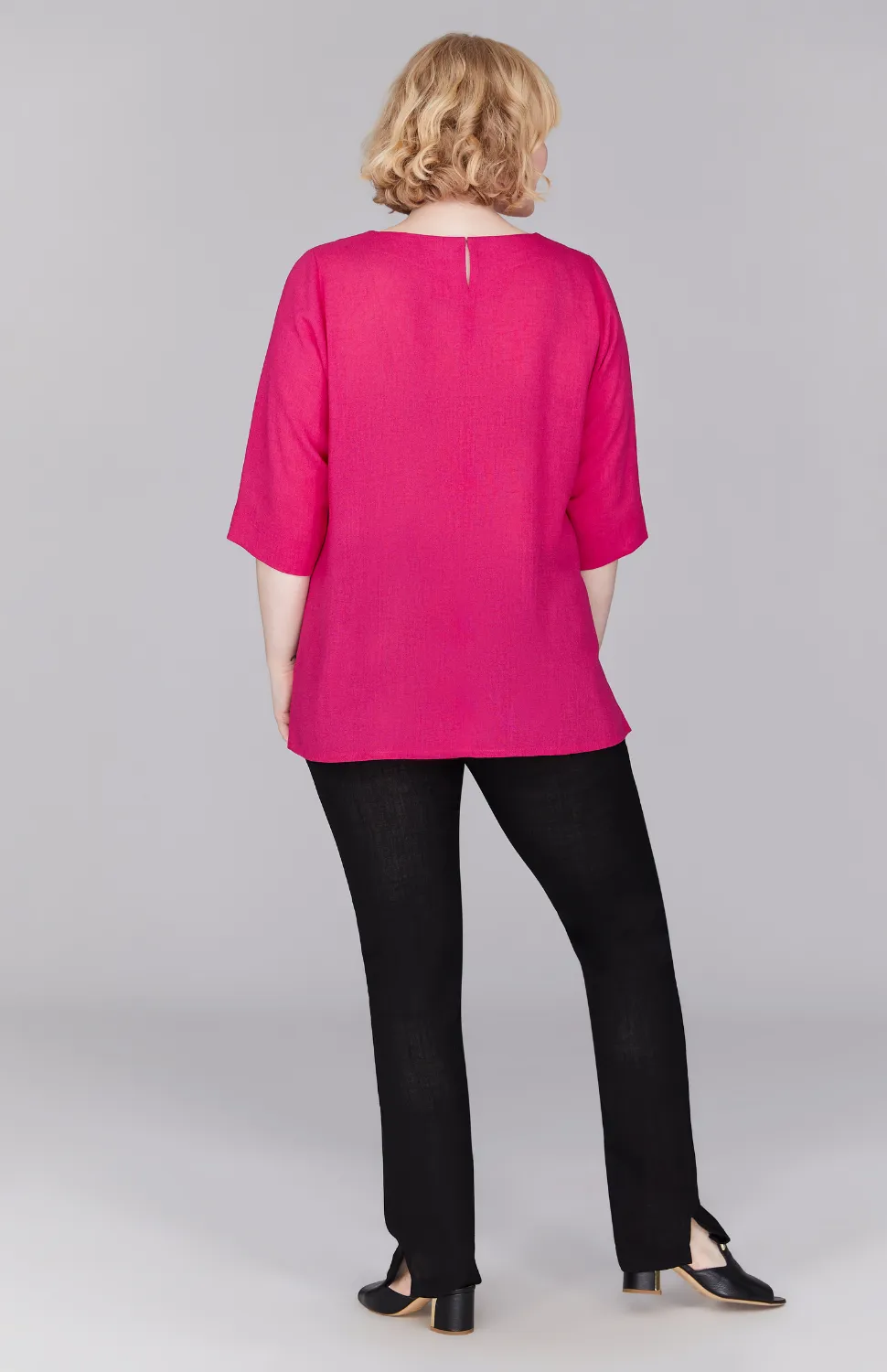 Microlinen Essential 3/4 Sleeve Blouse