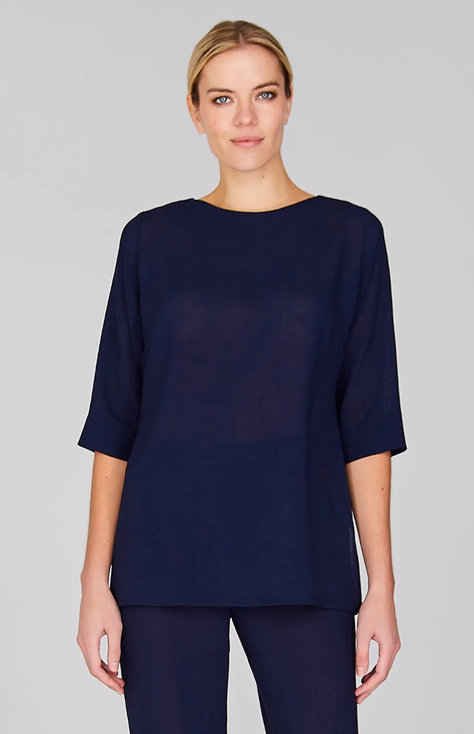Microlinen Essential 3/4 Sleeve Blouse