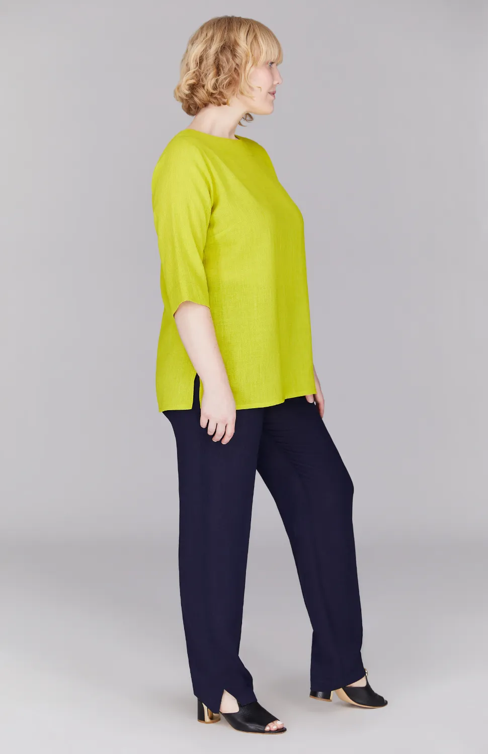 Microlinen Essential 3/4 Sleeve Blouse