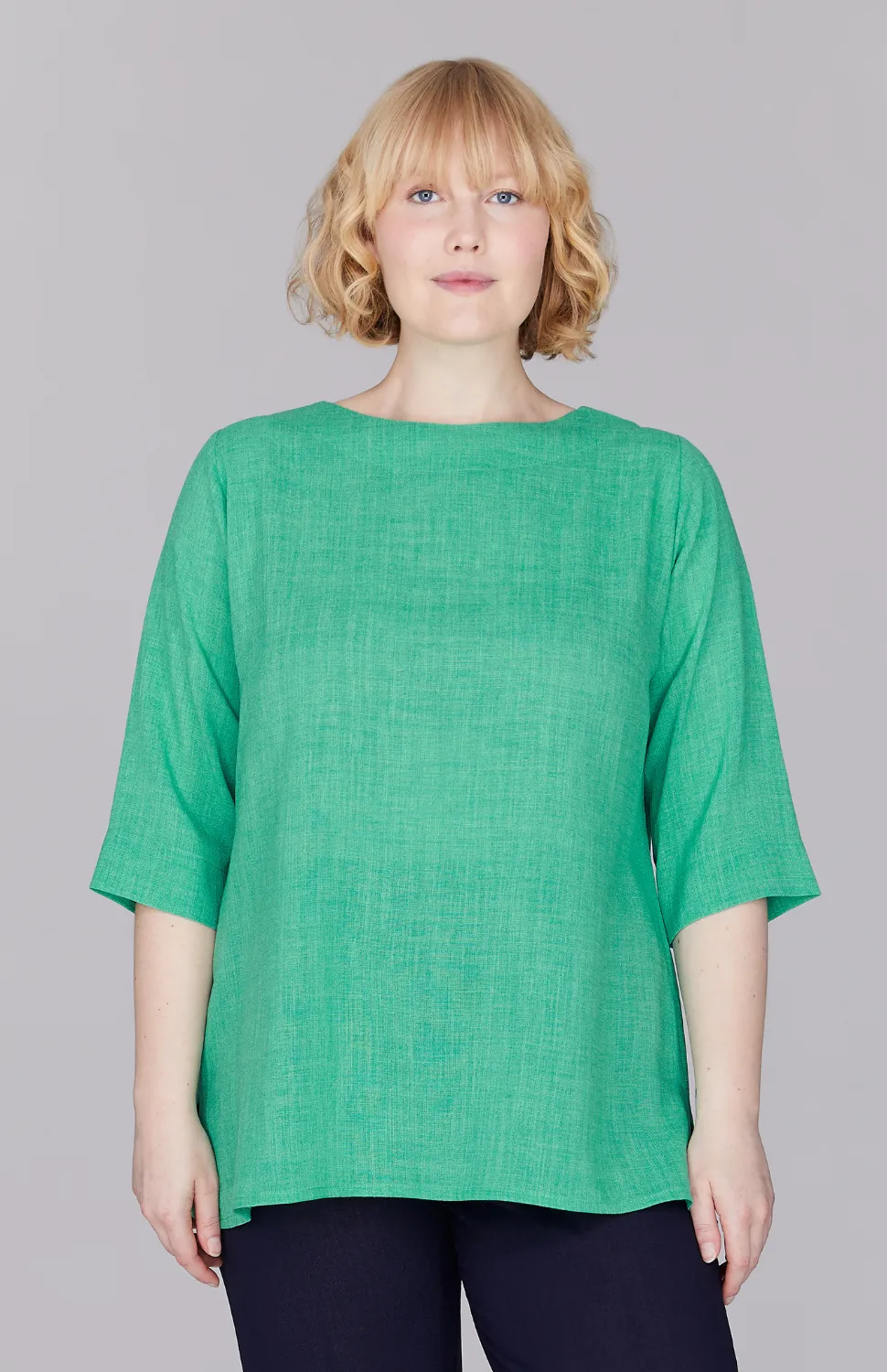 Microlinen Essential 3/4 Sleeve Blouse