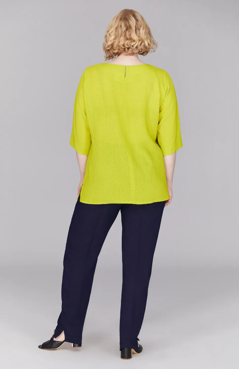 Microlinen Essential 3/4 Sleeve Blouse