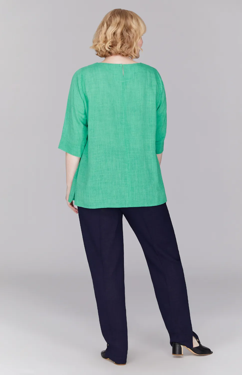 Microlinen Essential 3/4 Sleeve Blouse