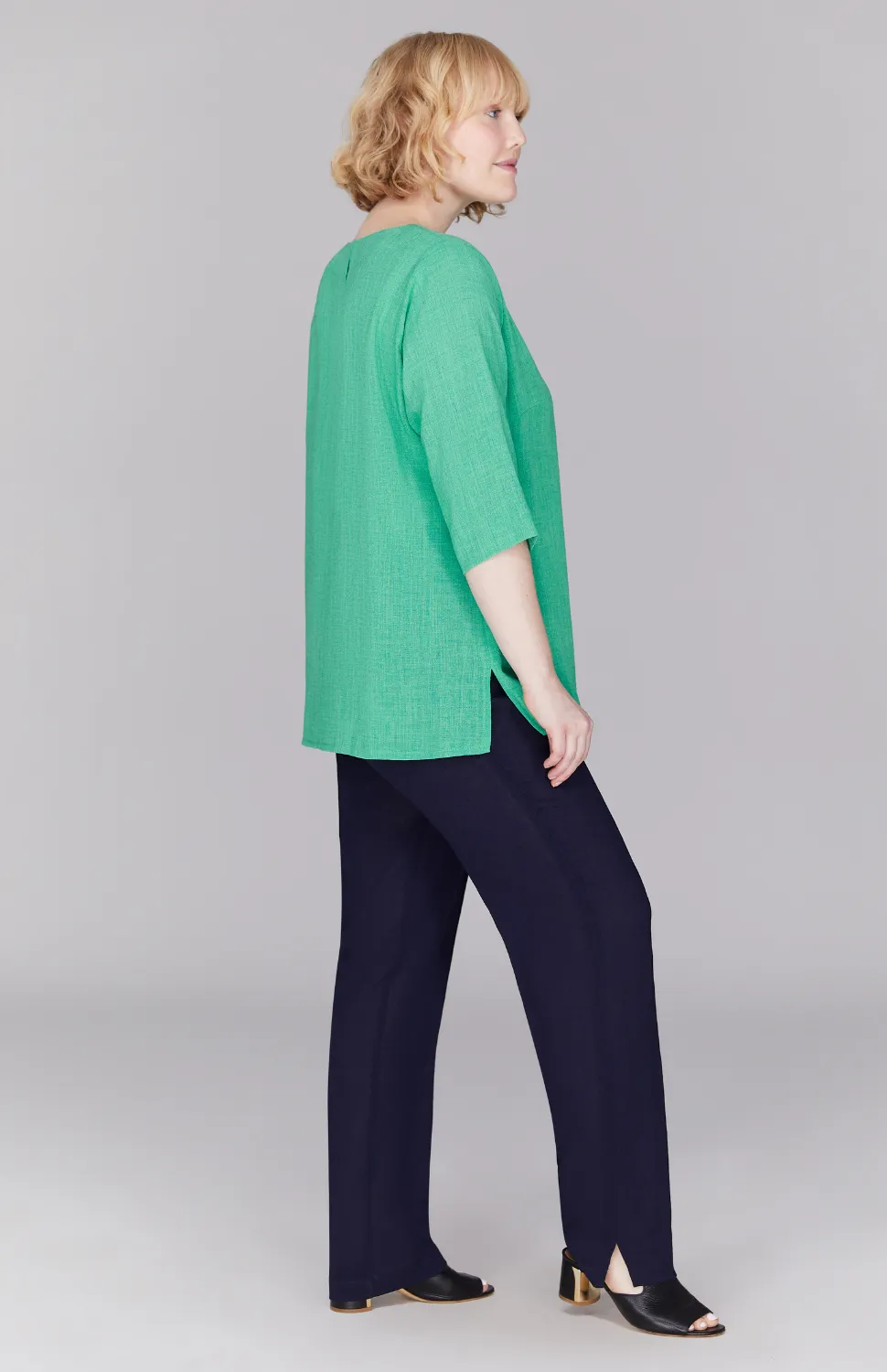 Microlinen Essential 3/4 Sleeve Blouse