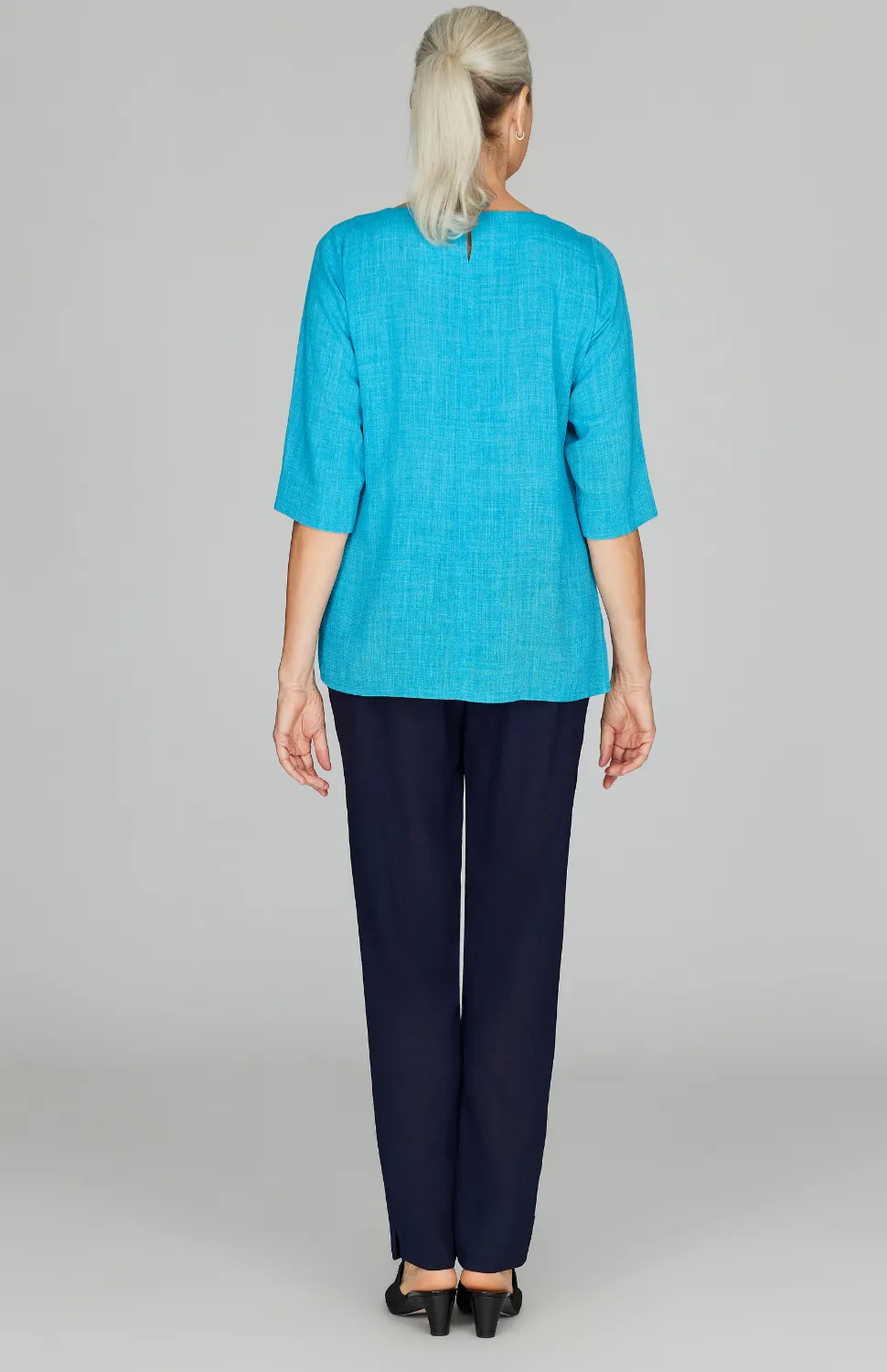 Microlinen Essential 3/4 Sleeve Blouse