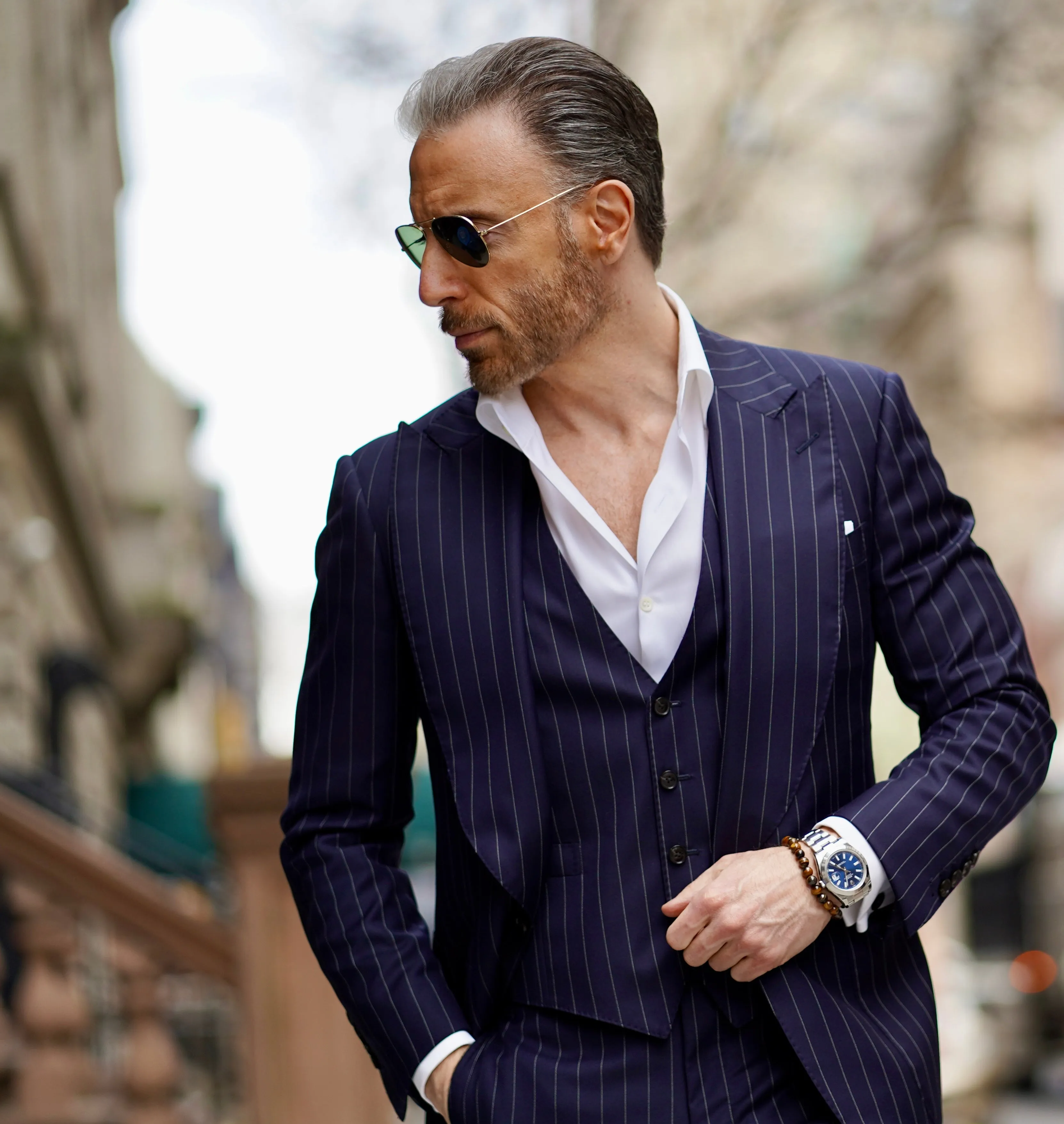 Midnight Pinstripe