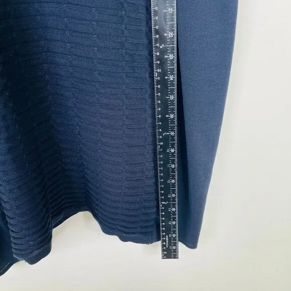 Ming Wang Womens XL Petite Mini Sheath Tank Dress Geometric Work Career Stretch
