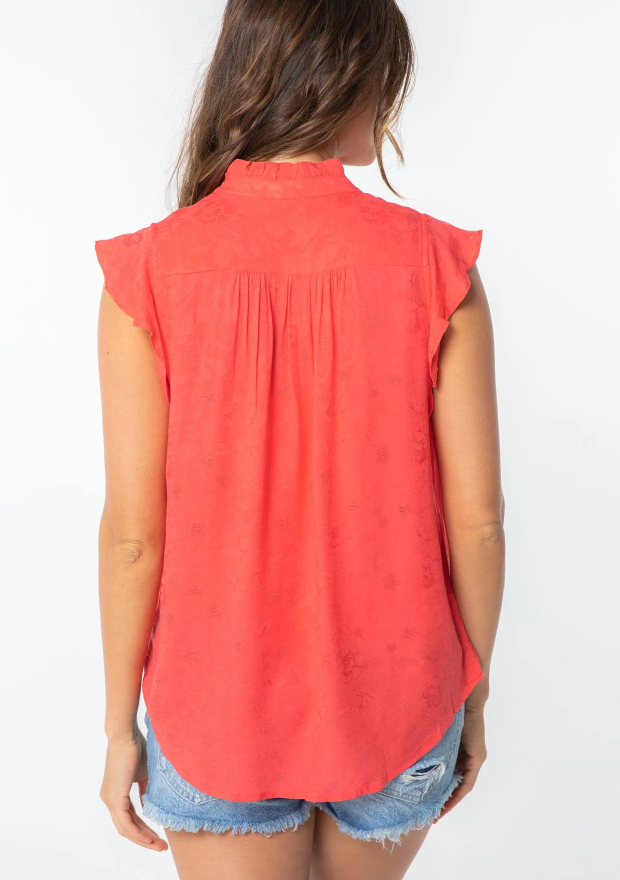Misty Flutter Sleeve Top