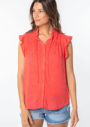 Misty Flutter Sleeve Top