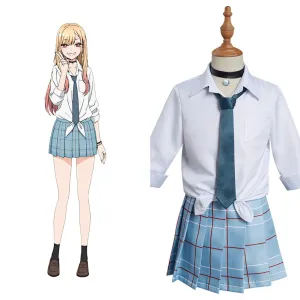 My Dress-Up Darling Marin Kitagawa Outfits Cosplay Costume Kids Gils School Uniform Skirt Halloween Carnival Suit