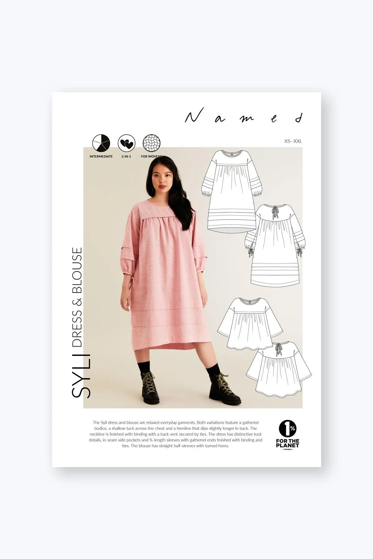 Named Clothing | Syli Dress & Blouse | Sewing Pattern