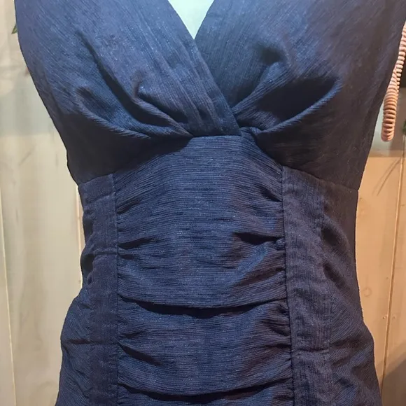 Nanette lepore blue sea maiden dress cocktail summer size‎ 4 like new