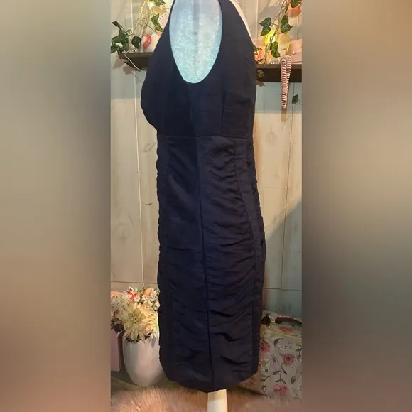 Nanette lepore blue sea maiden dress cocktail summer size‎ 4 like new