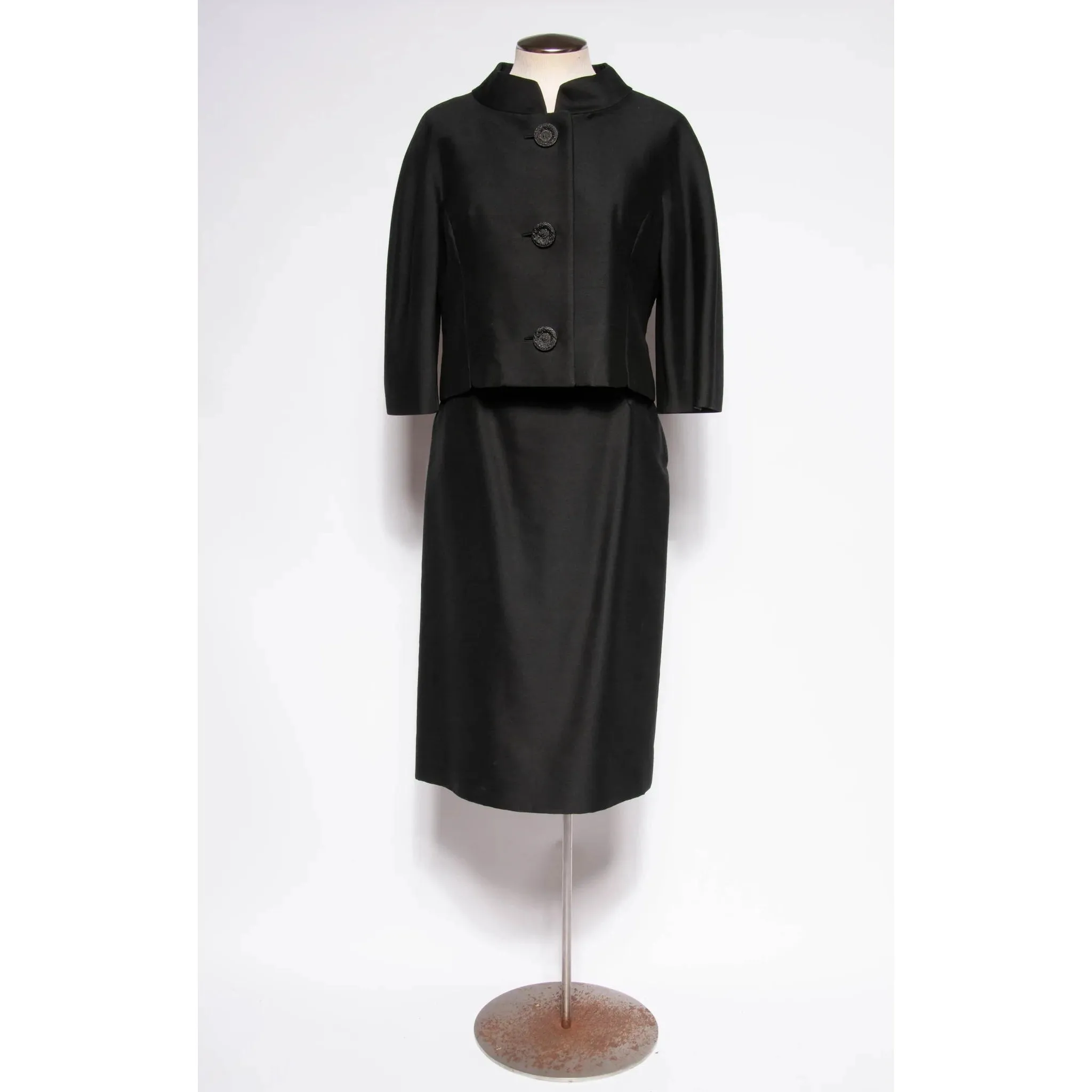 NEIMAN MARCUS 1960s Jackie O Skirt Suit | M/L