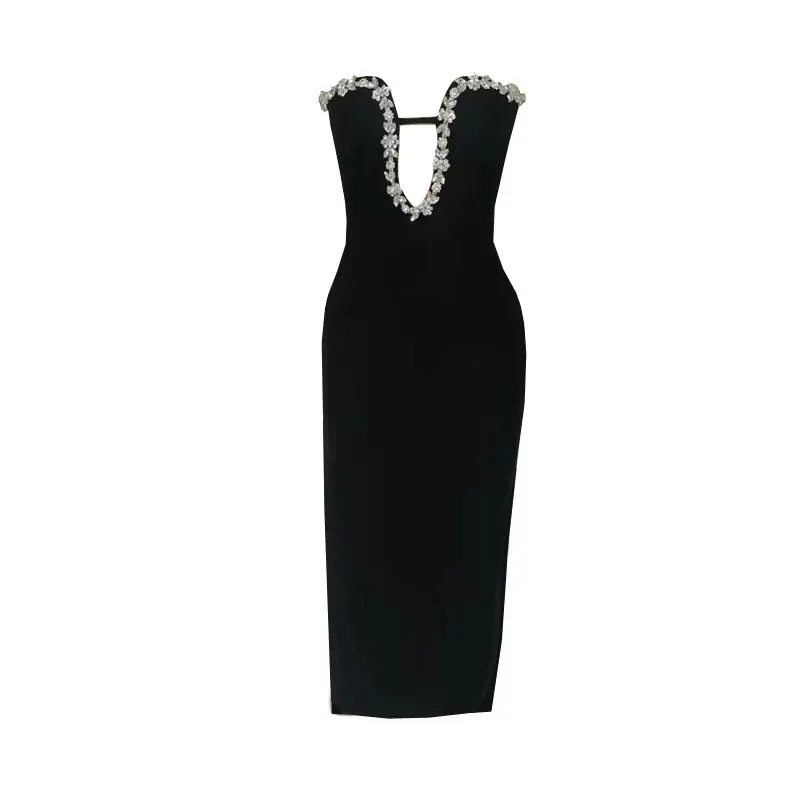 New Arrivals Light Beading Bandages Dress