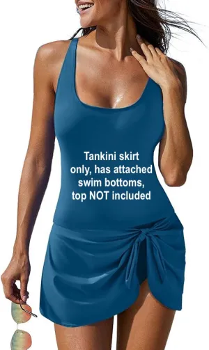 NEW Rekita Swimsuit Skirt for Women Swimwear Swimdress Bathing Suit, Bottoms ONLY, Sz XXL
