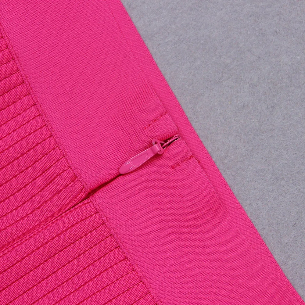 New Women's Skirt Suit Sexy Hot Pink / Red / Bandage Two Piece Set Bodycon Skirt and Top